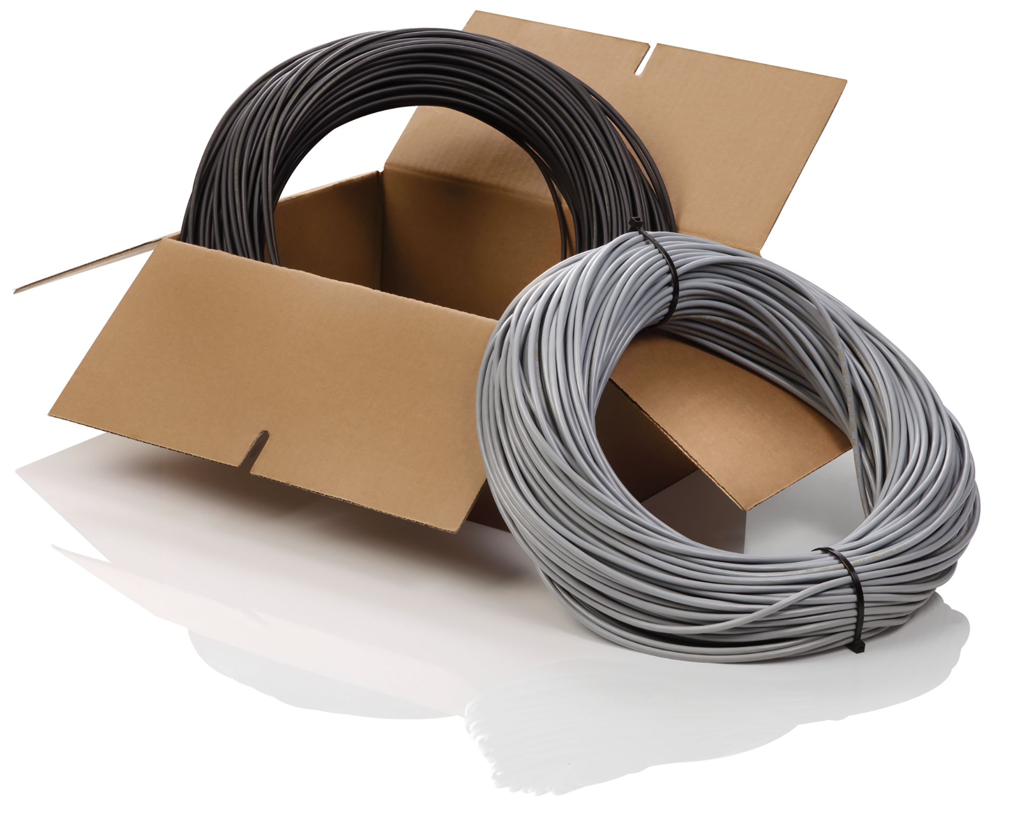 Kabel mit PUR- und PVC-Mantel