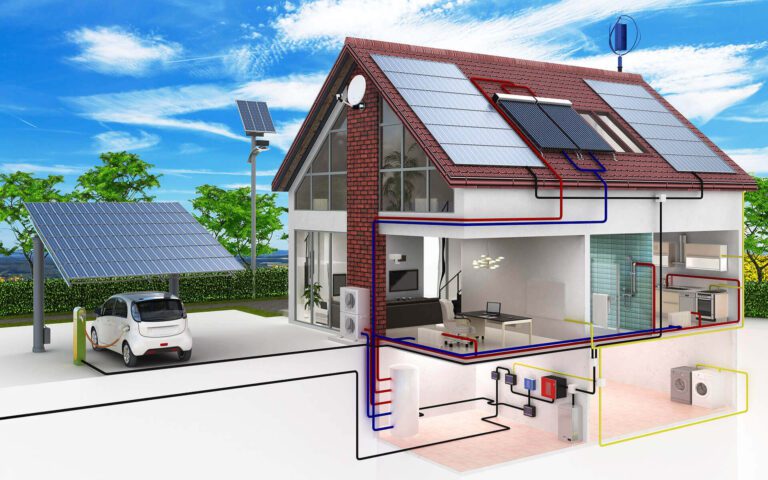 Skizze Elektroinstallation Niedrigenergiehaus