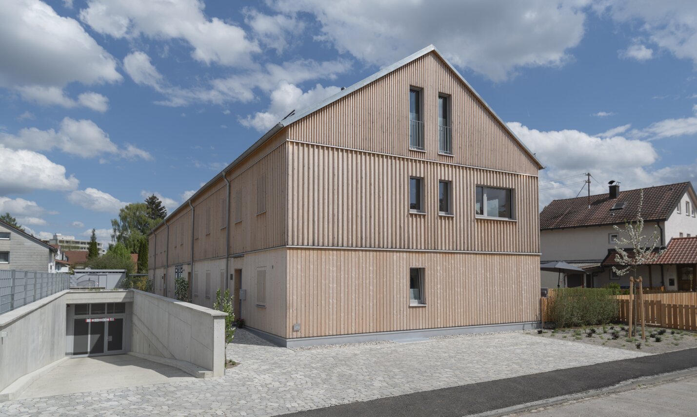 Mehrfamilienhaus Holzfertigbau