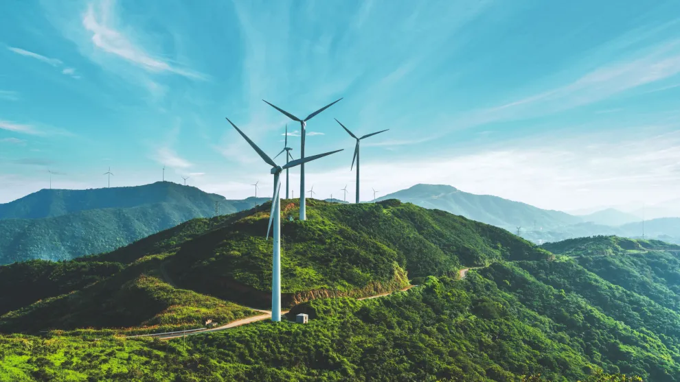 Beton für Windparkinfrastruktur
