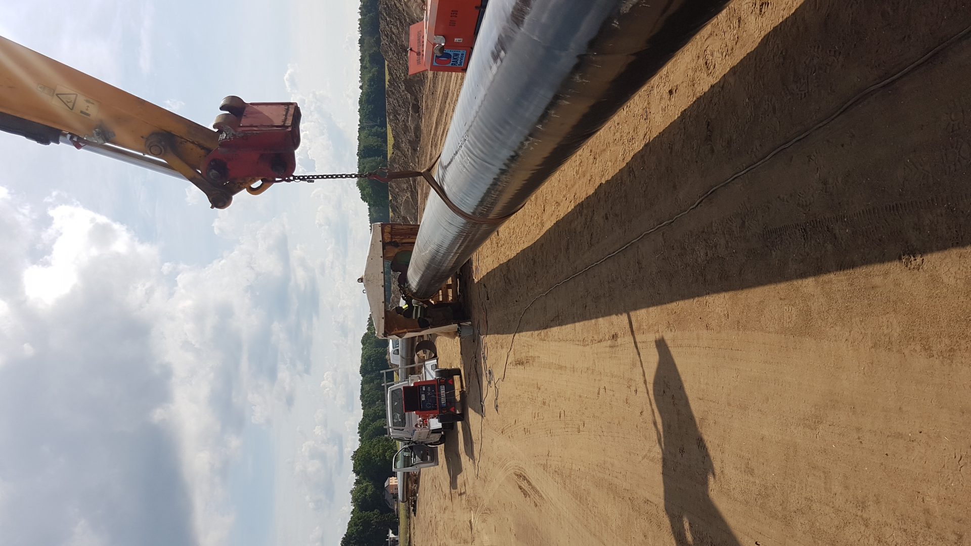 Schweißarbeiten im Pipelinebau