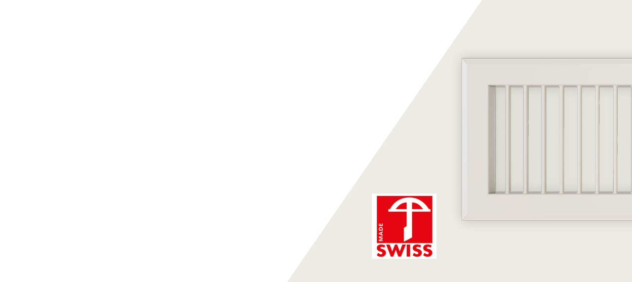 Draußenluftdurchlass-Gitter (DG-Serien, Swiss Made)