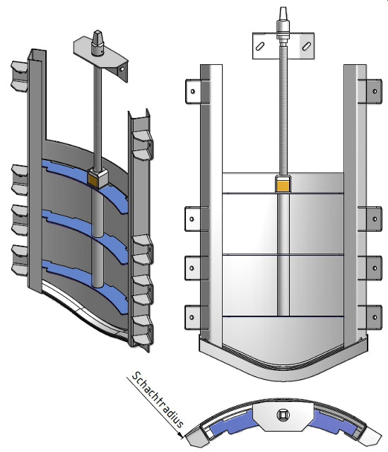 Absperrschieber Detail