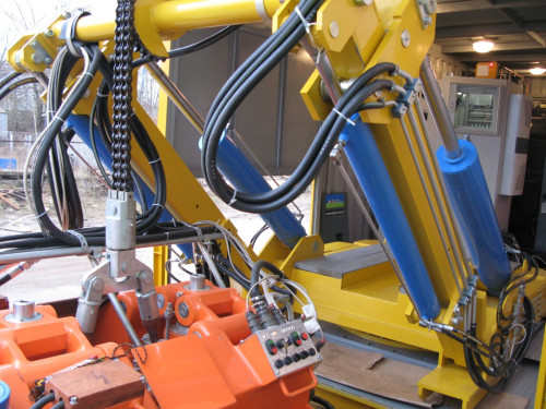 Mobiler Schienenschweißkomplex