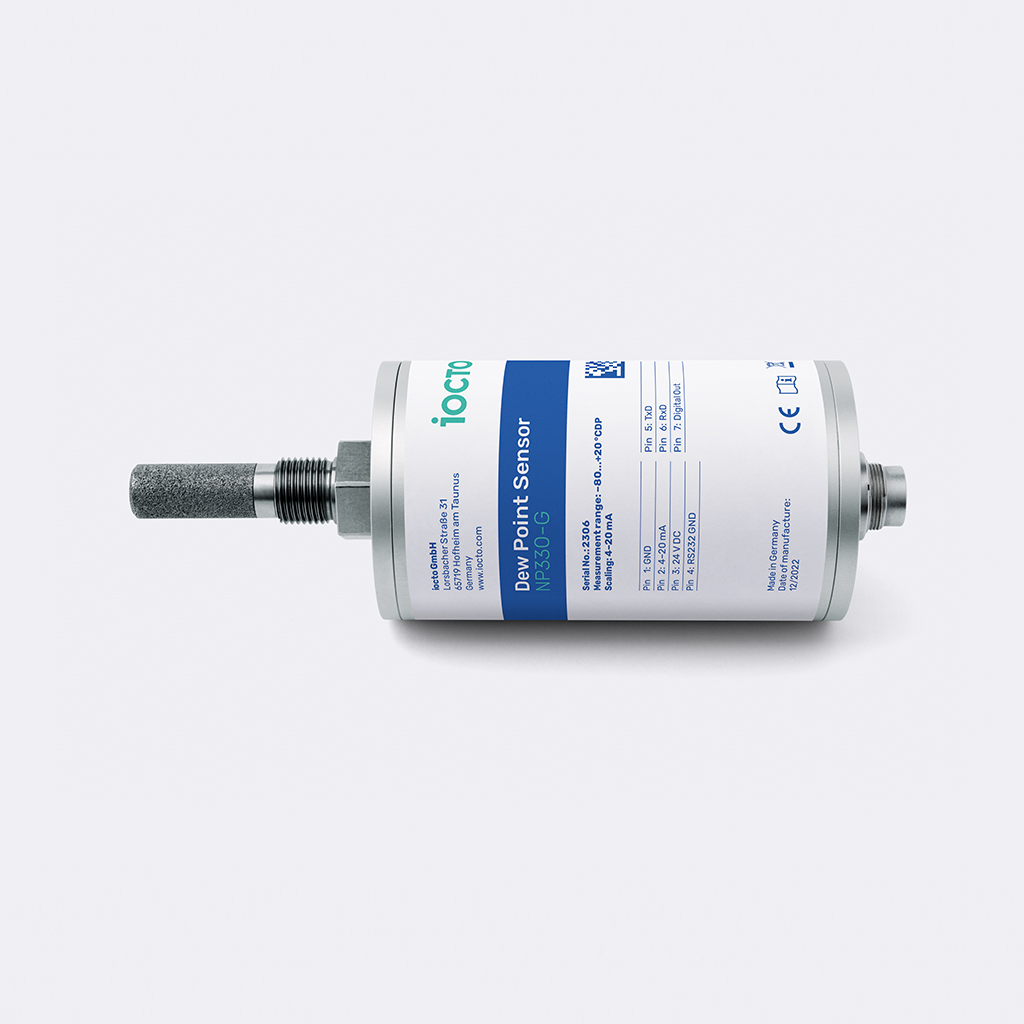 Taupunktsensor NP330-G (Frontansicht)