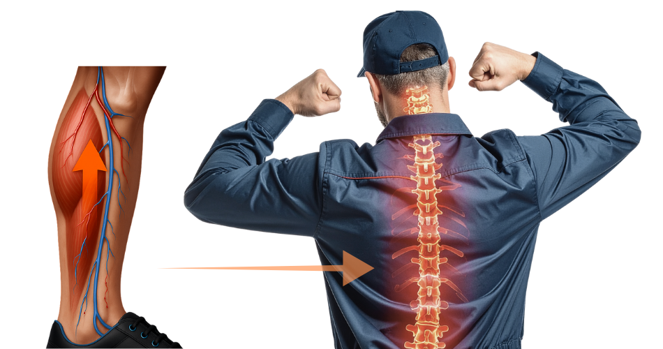 Rückenschonende Wirkung ergonomischer Bodenmatten bei Steharbeit