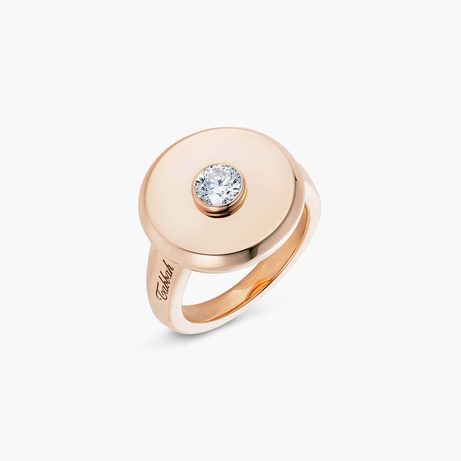 Beret Diamant-Ring in 18K Roségold