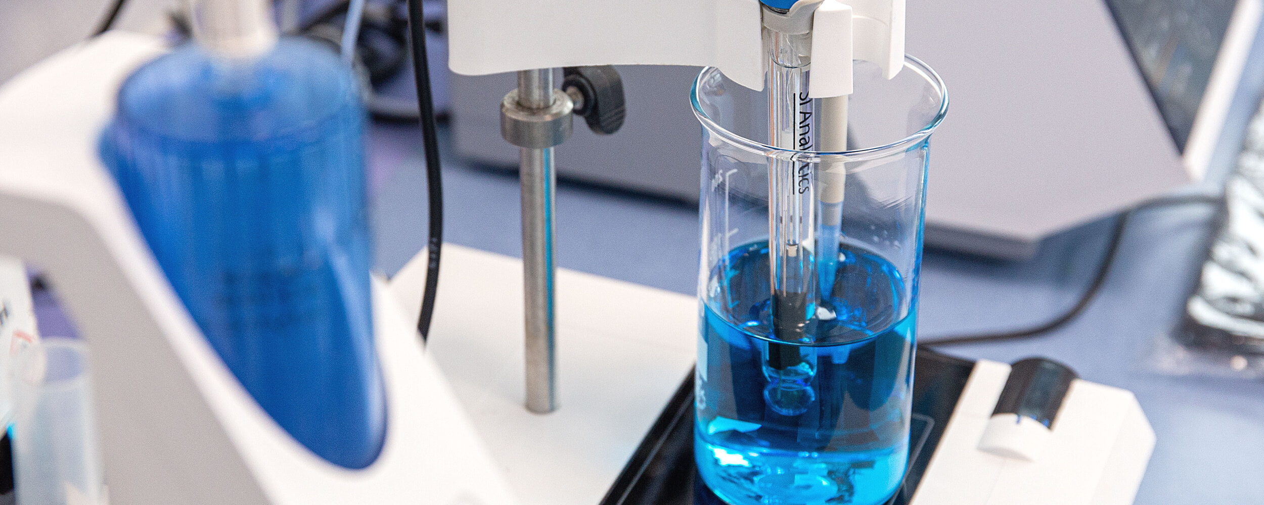 Titration im Labor
