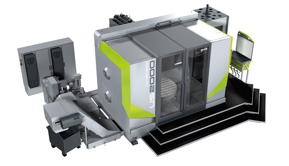 Bearbeitungszentrum SHW Unispeed 2000T mit Drehfunktion
