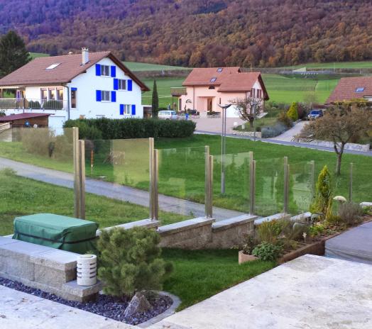 Garten-Einfriedung