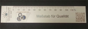 Lasermarkierte Oberfläche