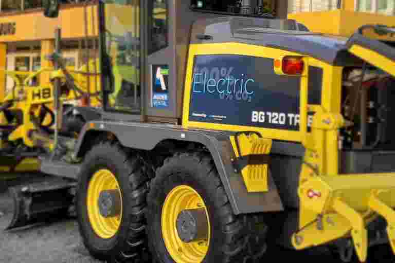 E-Motorgrader von HBM-NOBAS
