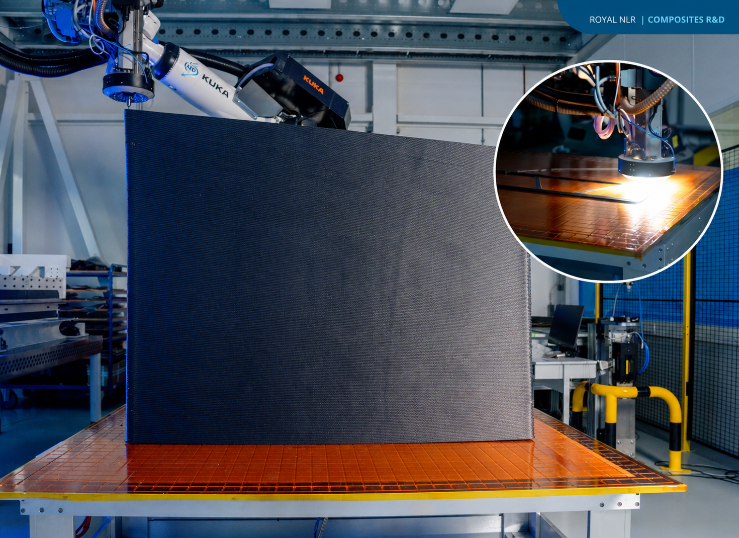 Großes Composite-Bauteil im Druck