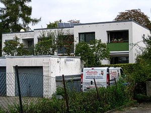 Solaranlage auf Spitzdach