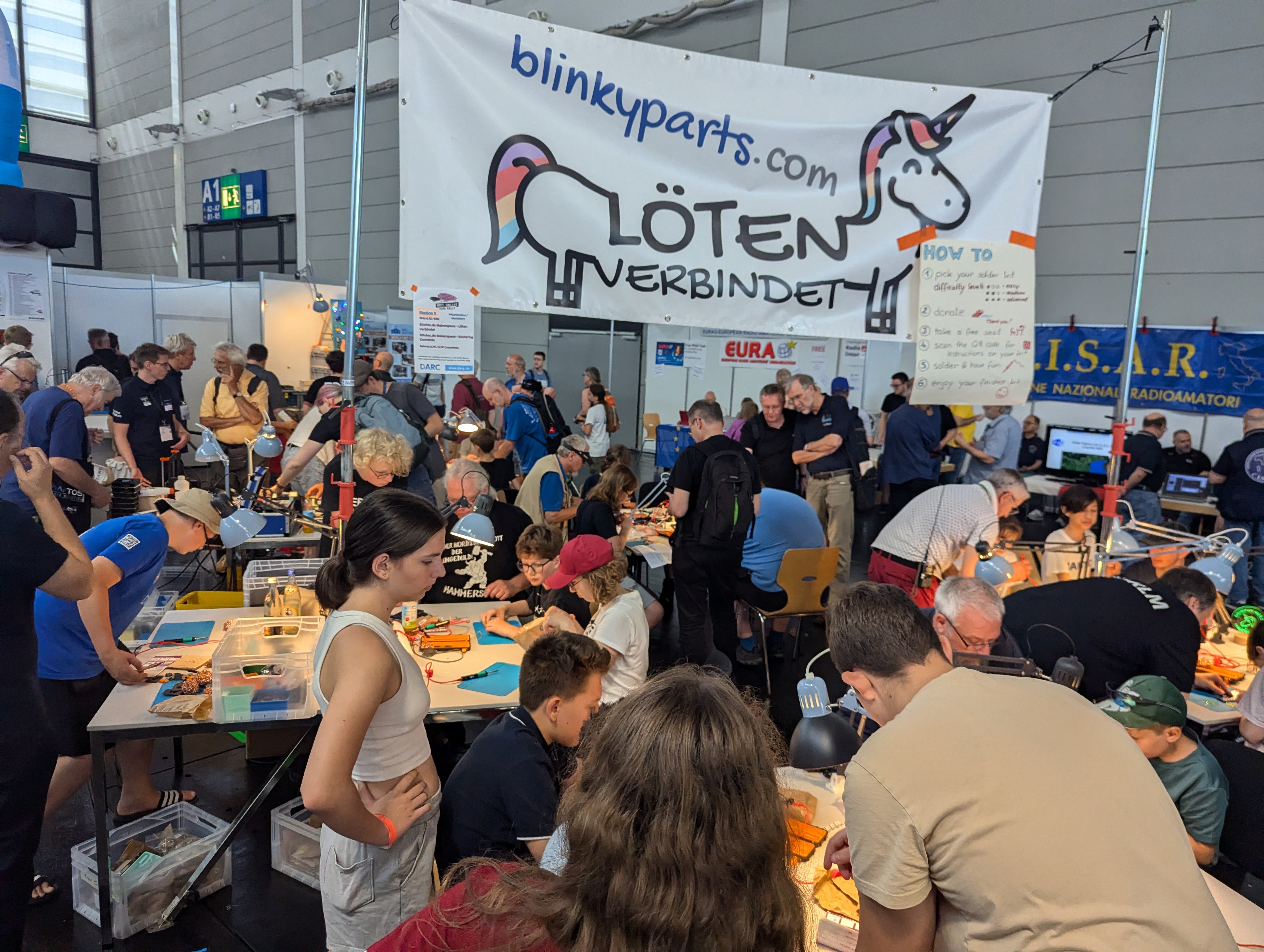 Lötworkshop auf der HAM Radio 2024