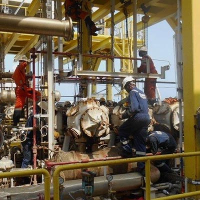 Kompressoren-Überholung auf FPSO, Westafrika