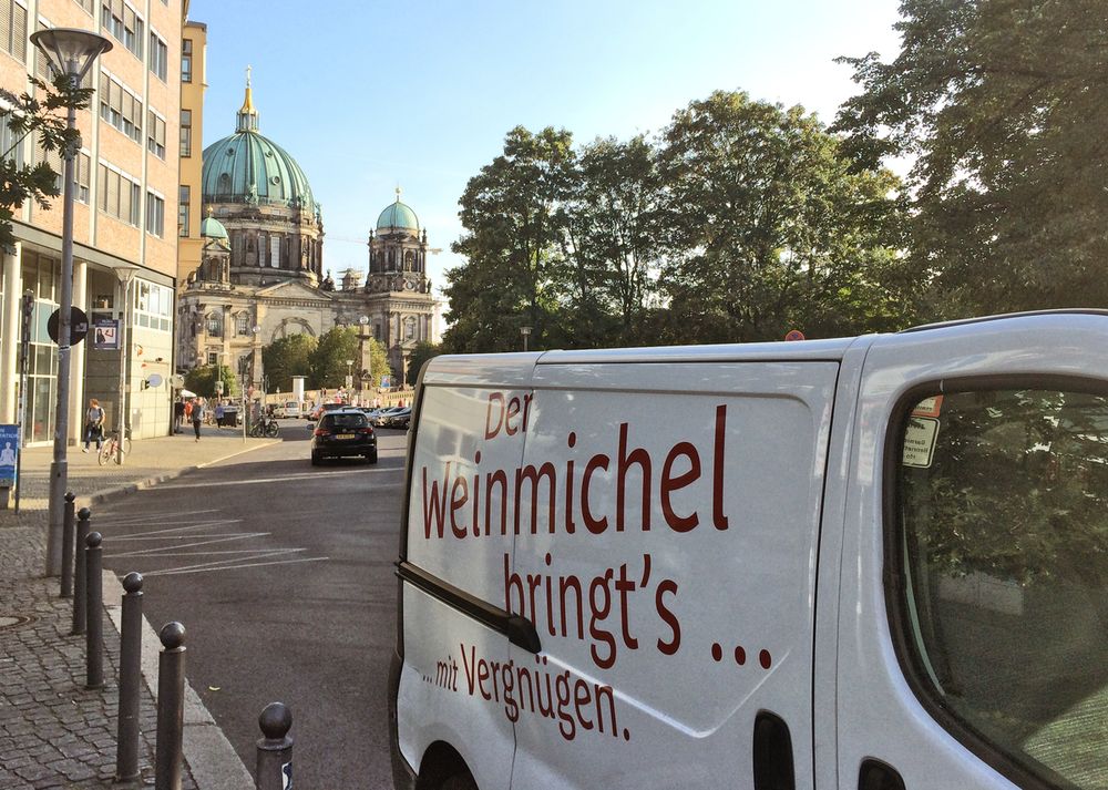Lieferwagen im Berliner Stadtgebiet