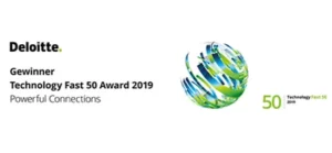 Deloitte Technology Fast 50 2019 – Platz 2 mit 680 % Wachstumsrate