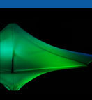 Juri G – freitragender Schirm mit LED