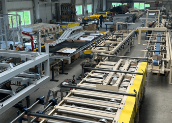 Schwerlast-Förderanlage für den Palettentransport