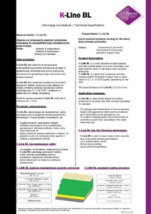 K-Line BL – rißüberbrückende Laminatbeschichtung