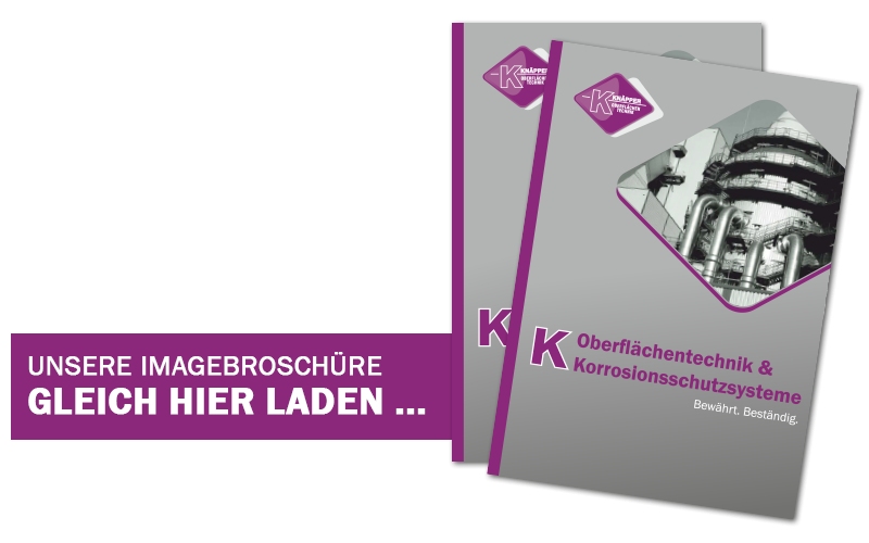 Hausflyer der Knäpper Oberflächentechnik GmbH