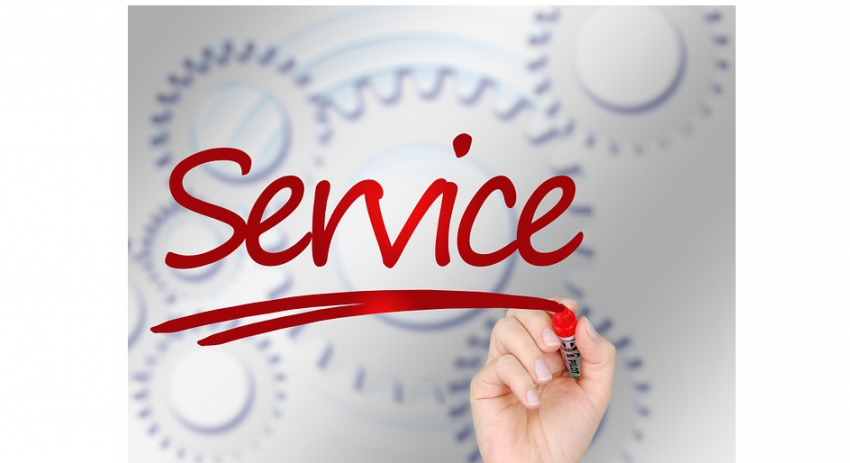 Service vor Ort mit Service-Fahrzeug