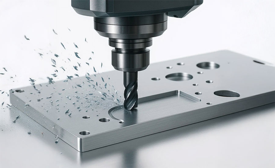 CNC-Bearbeitung eines Aluminiumgehäuses