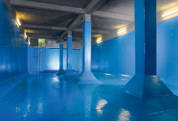 Auskleidungssystem im Trinkwasserspeicher