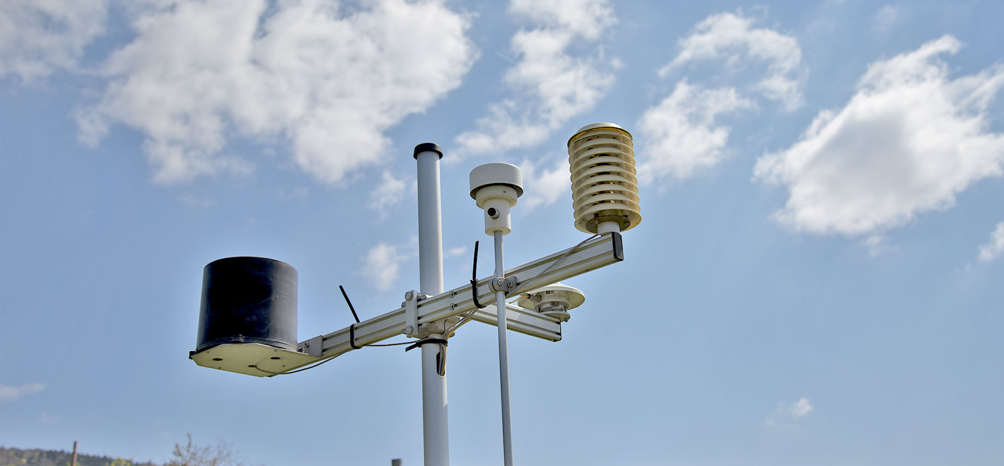 Wetterstation im Feld