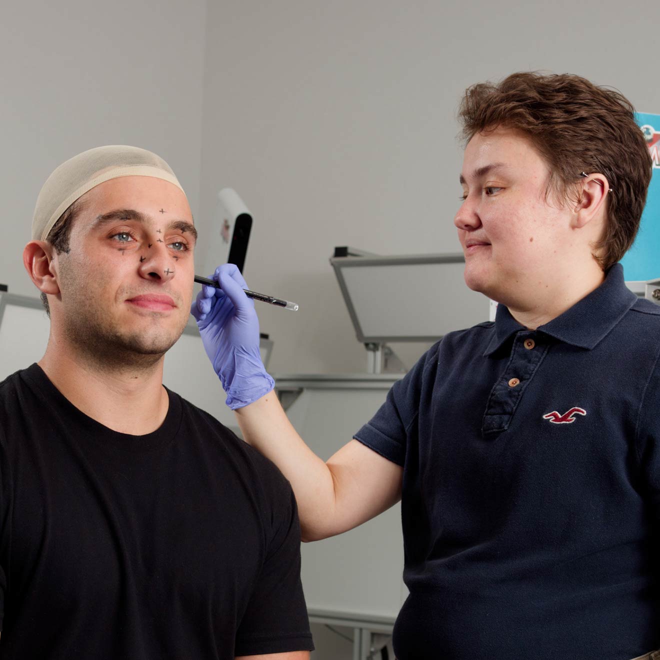 Anthropometrische Vermessung für ergonomische Brillenpassform