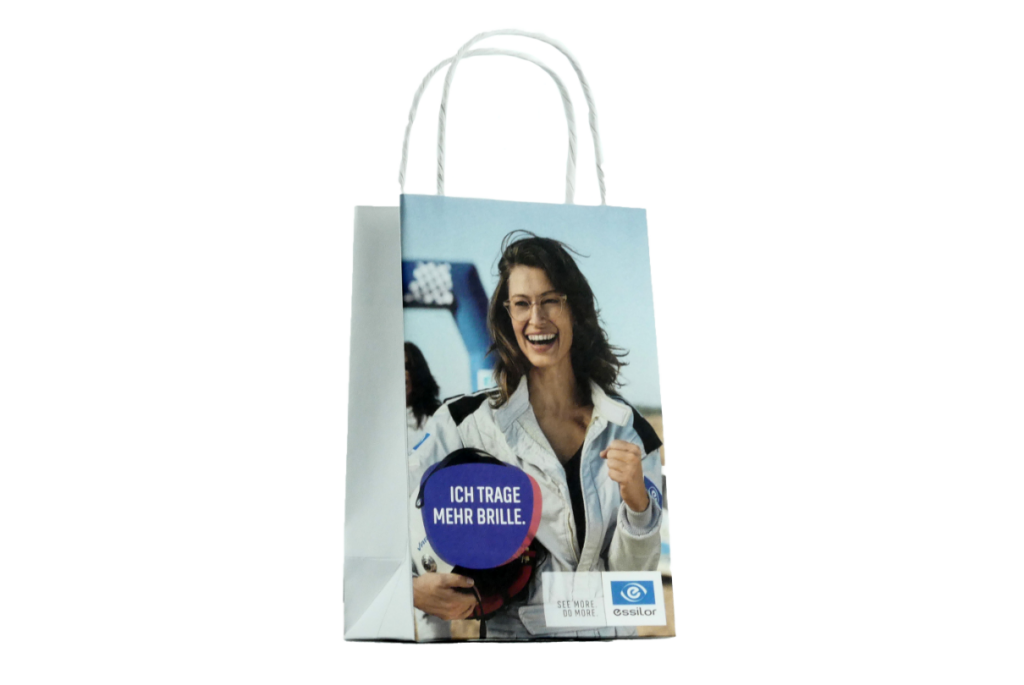 Papiertasche mit Papiergriff