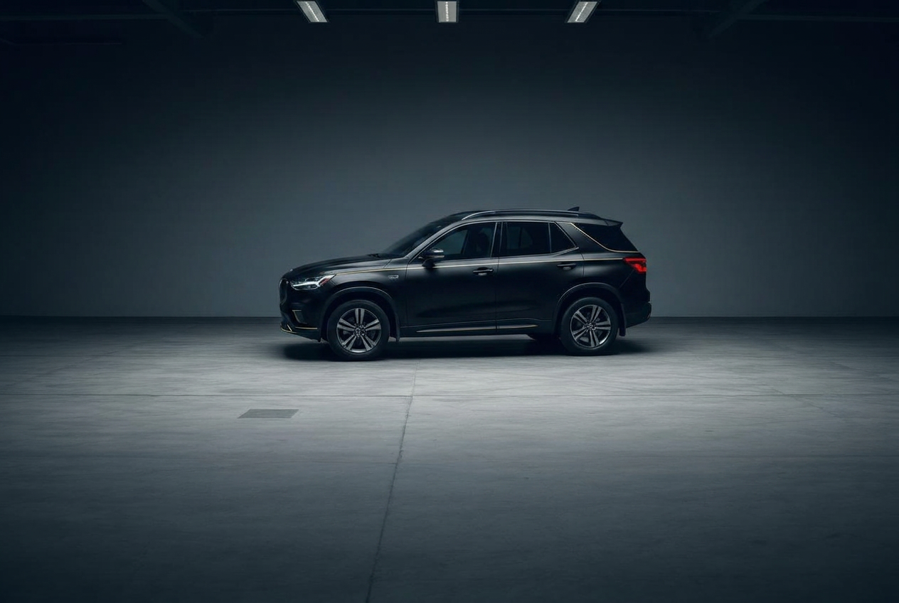 SUV-Vollfolierung Satin Schwarz