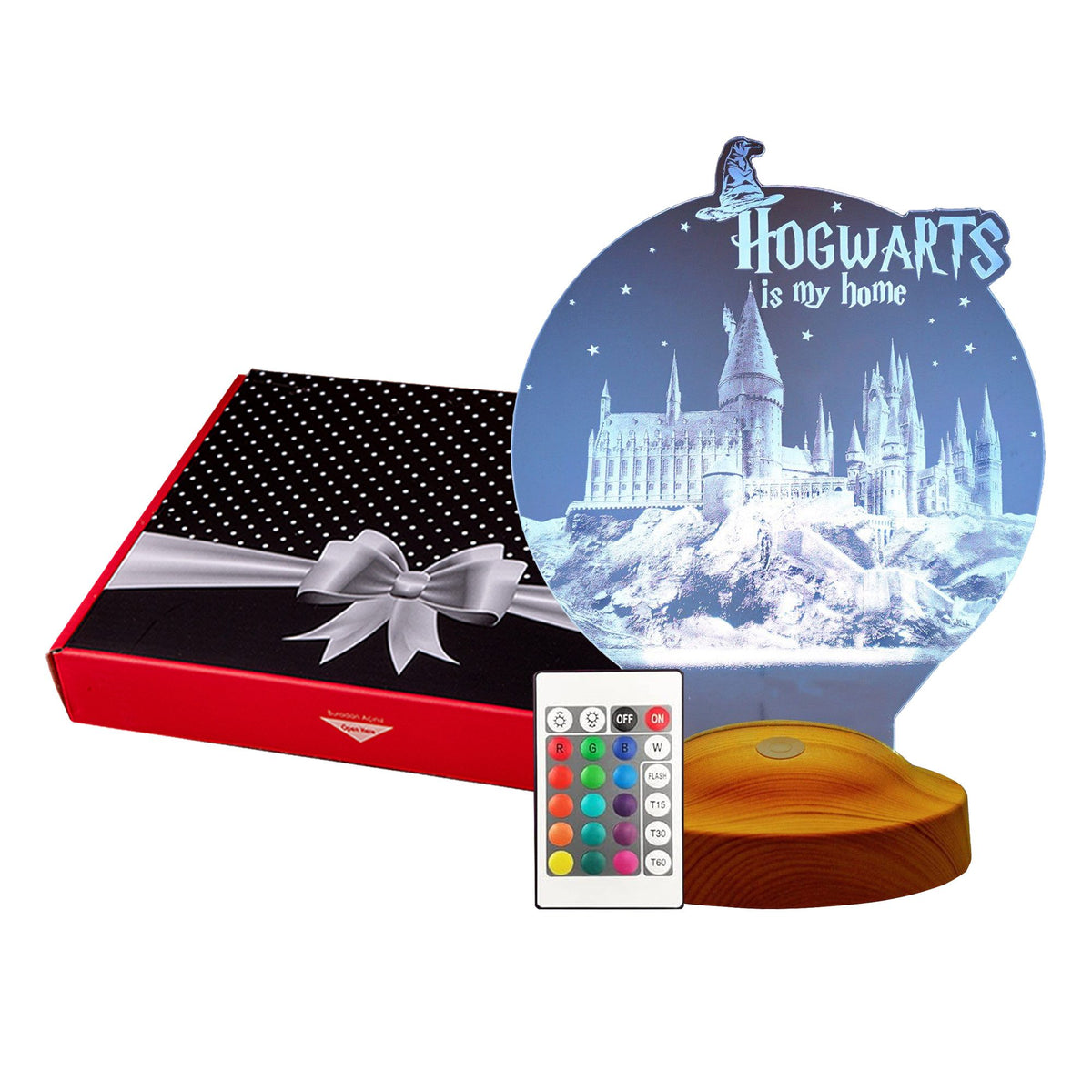 Hogwarts Schloss 3D Lampe