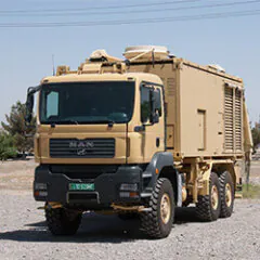Militärgenerator für Feldküche und Funkcontainer
