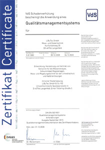 ISO-9001-Zertifikat