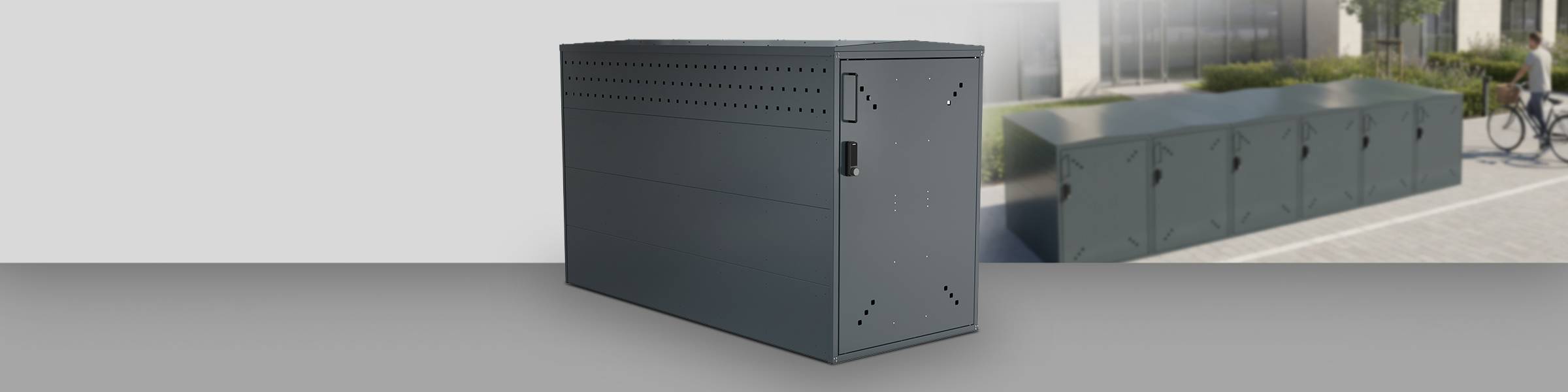 BikeBox 1 ID – abschließbare Fahrradbox