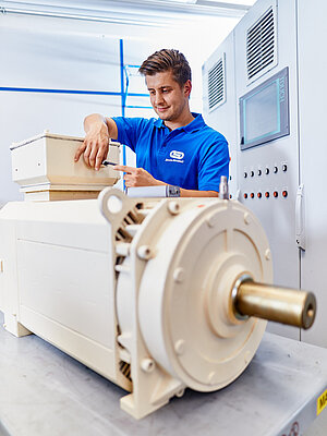Elektrischer Antrieb im Prüfstand