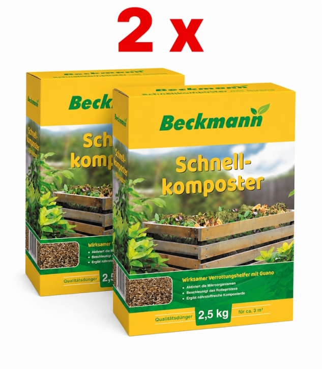 Beckmann Schnellkomposter Doppelpack