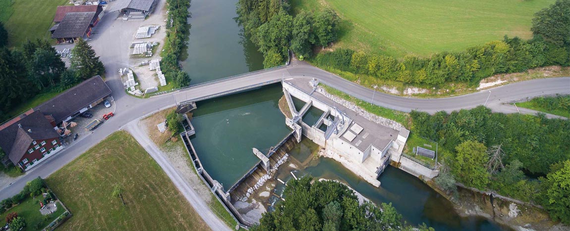 Wasserkraftwerk Bazenheid / Schweiz