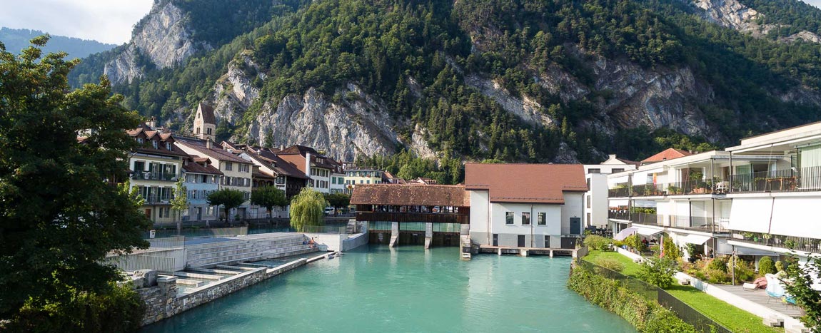 Wasserkraftwerk Unterseen / Schweiz