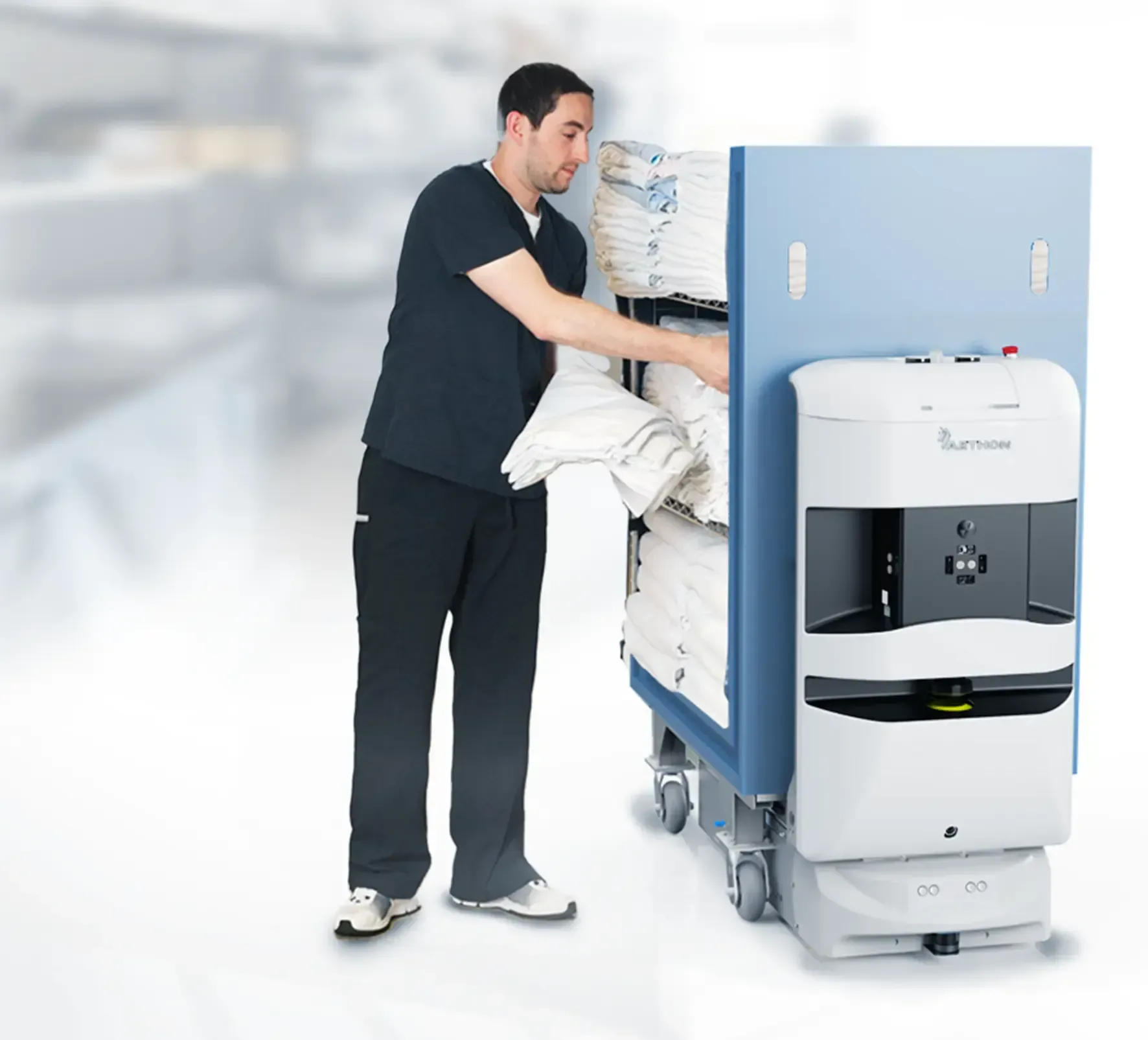 Robotersystem im Klinikbetrieb