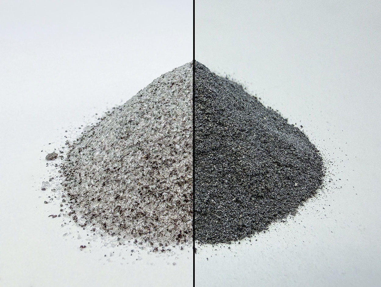 PV-Recycling-Stäube und Feinfraktionen