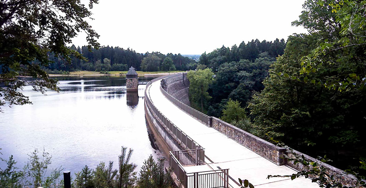 Talsperre Dreilägerbach – Klemmprofile und Fugenbänder