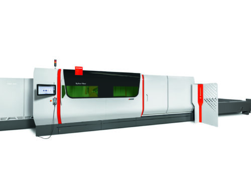 Laserschneiden in der Werkhalle