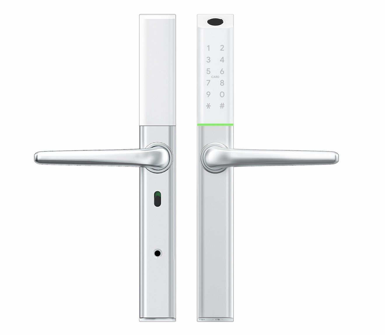 Serrure Numérique Blanc/Gris L02