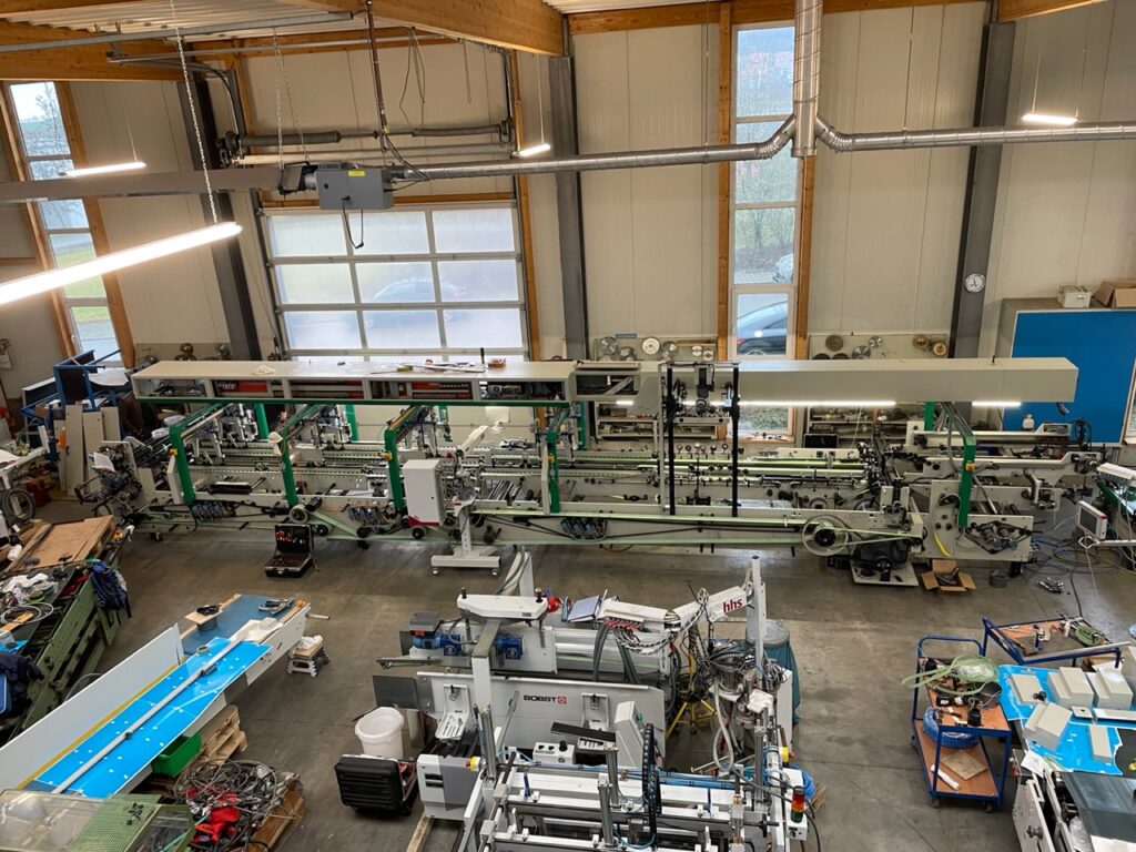 Multi-Point-Gluer Alignment Section