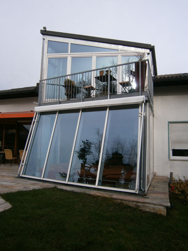 Glas am Haus