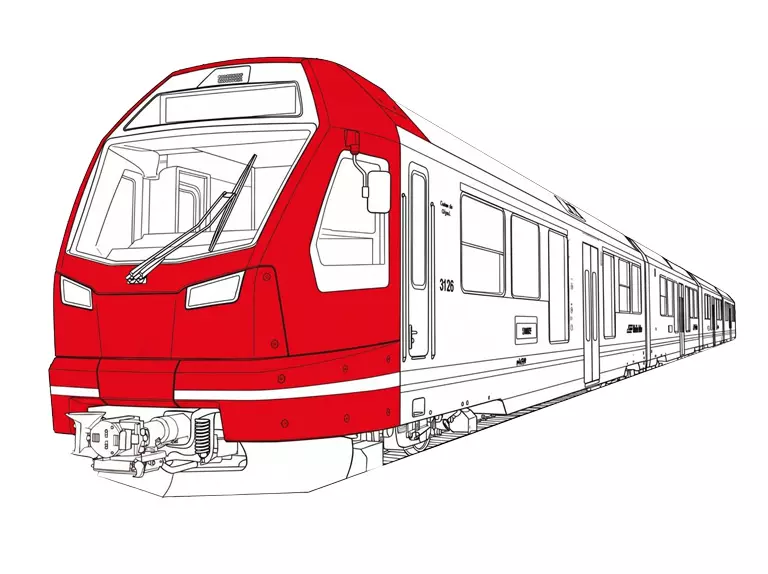 Composite-Baugruppen Bahn