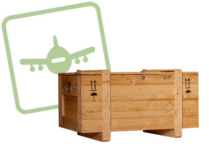 Exportverpackung Luftfracht